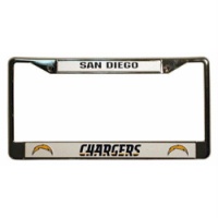 San Diego Chargers NFL Chrome License Plate Frame