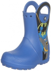 Crocs Batman Rain Boot (Toddler/Little Kid),Sea Blue,11 M US Little Kid