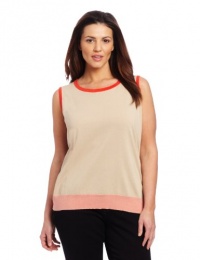 Jones New York Women's Plus Size Sleeveless Shell