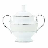 Lenox Opal Innocence Stripe 5-1/4-Inch Sugar Bowl