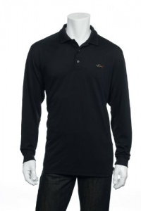 Greg Norman for Tasso Elba Men's Black Polo Shirt