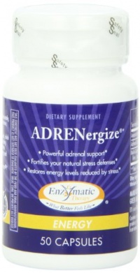 Enzymatic Therapy ADRENergize, 50 Capsules