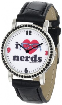 David & Goliath Kids' DG-CW06 Diamond CZ I Love Nerds Watch