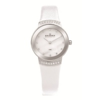 Skagen Women's 812SSLW1 Swarovski Elements With Mother-Of-Pearl Dial Watch