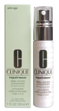 CLINIQUE by Clinique: REPAIRWEAR DEEP WRINKLE CONCENTRATE ( FOR FACE & EYE )--/1OZ