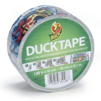 Duck Brand 281497 Graffiti Printed Duct Tape, 1.88-Inch by 10 Yards, Single Roll