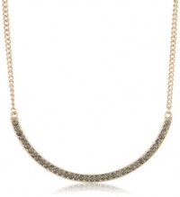 Kenneth Cole New York Modern Tanzanite Pave Crescent Necklace, 20