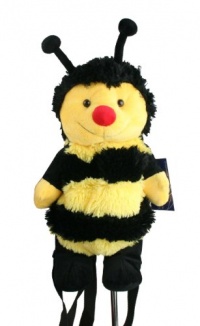 Cuddlee Backpack Soft Plush Animal Back Pack - Bumble Bee