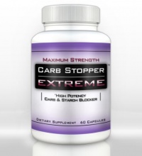 CARB STOPPER EXTREME - High Performance Carbohydrate & Starch Blocker Formula/Diet, Fat Loss, Slimming Supplement with White Kidney Bean Extract.