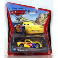 Disney / Pixar CARS 2 Movie 155 Die Cast Car #7 Jeff Gorvette