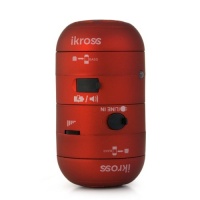 iKross Red 3.5mm Portable Mini Stereo Speakers for Kindle Touch 3G, Kindle Fire, Acer Iconia Tab A500, ASUS Eee Pad Transformer TF101, Viewsonic gTablet, Toshiba Trive, Dell Streak 7, Samsung Galaxy Tab, HP TouchPad, Coby Kyros, Viewsonic ViewPad, Motorol