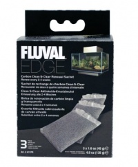 Fluval EDGE Carbon Clean & Clear Renewal Sachets - 3-Pack