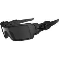 OAKLEY Oil Rig Sunglasses, Matte Black w/Black Iridium Lens. 03-464