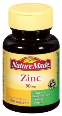 Nature Made Zinc 30 mg Tabs, 100 ct