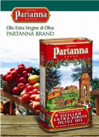 Partanna Extra Virgin Olive Oil, 101-Ounce Tin