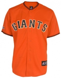 MLB Youth San Francisco Giants Orange Alternate Replica Baseball Jersey