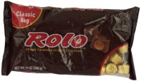 Rolo Chewy Caramels in Milk Chocolate, 12-Ounce Bags (Pack of 4)