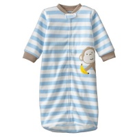 Carter's Baby Boys Long Sleeve Comfy Fleece Monkey with Banana Snuggle-me Sleep Bag or Sleep Sack (Size 0-9 Months)