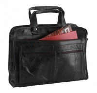 Maxam Brand Italian Mosaic Design Genuine Leather Briefcase