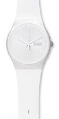 Swatch Originals White Rebel Mens Watch SUOW701