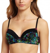 Betsey Johnson Women's Mesh And Lace II Demi Bra Bra