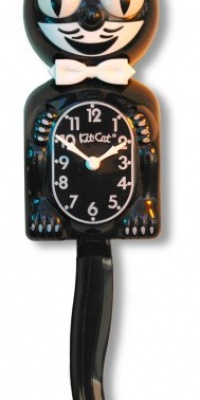 Classic Black Kit-Cat Clock