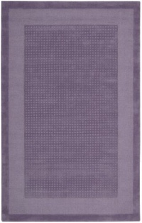 Nourison Westport Solid Purple 5.0-Feet by 8.0-Feet 100% Wool Room Size Rug