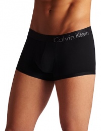 Calvin Klein Men's Bold Micro Low Rise Trunk, Black, Small