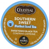 Green Mountain Coffee, Celestial Seasonings Southern Sweet Perfect Iced Tea, K-Cup Portion Pack for Keurig K-Cup Brewers, 22-Count