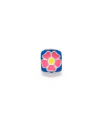 Colorful enamel makes this sterling silver flower bead irresistible. Donatella is a playful collection of charm bracelets and necklaces that can be personalized to suit your style! Available exclusively at Macy's.