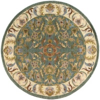 St. Croix Trading Hand - Made Wool Vintage Sage Agra 8x8' Round Rug