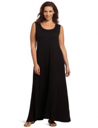 Calvin Klein Women's Plus Size Crochet Back Maxi Dress