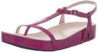 Taryn Rose Women's Amor Thong Sandal,Magenta Patent,7.5 M US