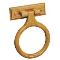 Design House 534404 Bradford Towel Ring, Honey Oak