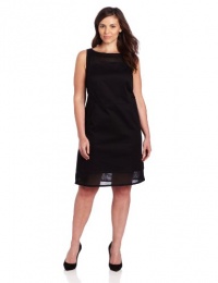 DKNYC Women's Plus-Size Sleeveless Dress With Hem