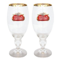 Stella Artois 33-Centiliter Star Chalice, Set of 2