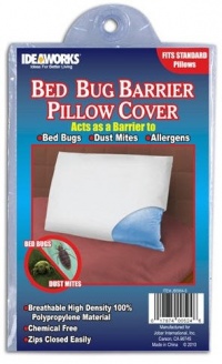 Ideaworks Bed Bug Barrier Pillow Covers- Set of 2