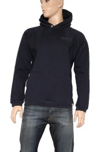 Men's G-Star by Marc Newson Army Balaclava Hooded Sweat Shirt in MN Kyoto Blue