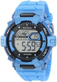 Armitron Men's 40/8278BLU Blue Resin Strap Chronograph Watch