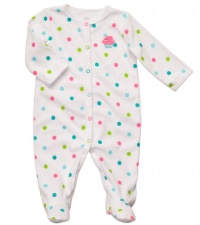 Carter's Baby Girl's Easy Entry Terry Sleep N Play