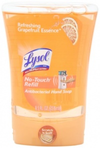 Lysol Healthy Touch Hand Soap Refill, Refreshing Grapefruit Essence, 8.50-Ounce (Pack of 2)