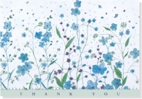 Blue Flowers Thank You Notes (Stationery, Note Cards)