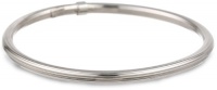 Sterling Silver Textured Slip-On Bangle Bracelet, 7