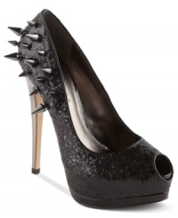 Killer style. Truth or Dare's Edita platform pumps take the trendy spike trend to a whole new fabulous level.