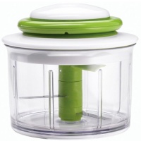 Chef'n VeggiChop Hand-Powered Food Chopper, Arugula