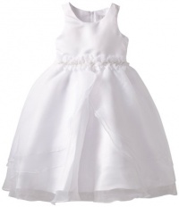 Us Angels Girls 2-6X The Petal Dress 6-6X, White, 6X