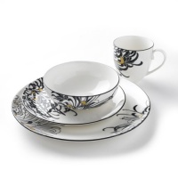 Denby Monsoon Home Chrysanthemum 4-Piece Boxed Set