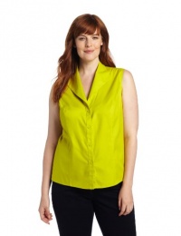 Jones New York Women's Plus-Size Sleeveless Blouse