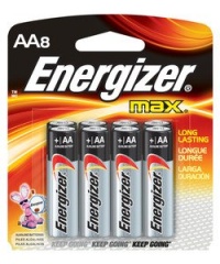 Energizer Max AA Alkaline Batteries (8+2 Value Pack)