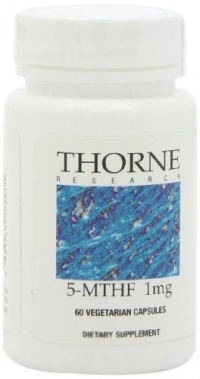 THORNE RESEARCH - 5-MTHF (5-Methyltetrahydrofolate) - 1mg 60's